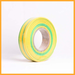 Yellow-green stripe heat shrinkable tube