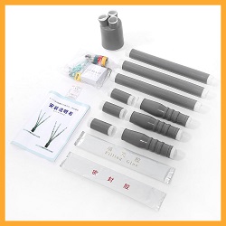 Three-cores cold shrink cable terminal