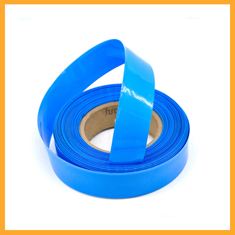Blue PVC shrink tube for battery packing
